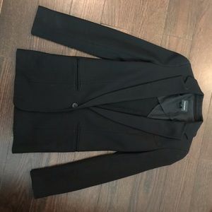 Club Monaco wool knit back blazer